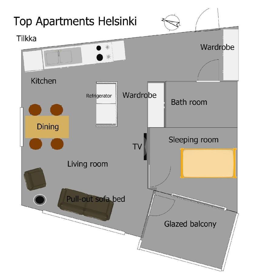 Top Apartments Helsinki - Tilkka Экстерьер фото